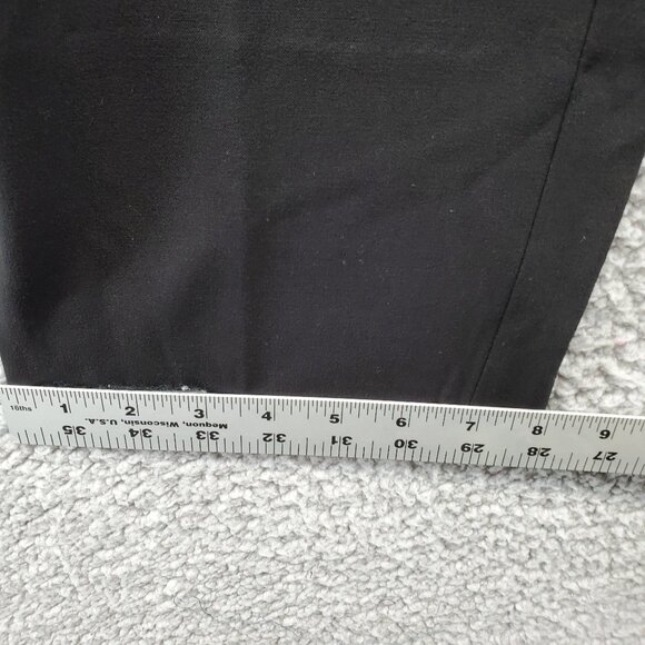 Halogen Women Dress Pants Straight Leg Side Zip Flat Front Stretch Size 4 - Picture 5 of 11